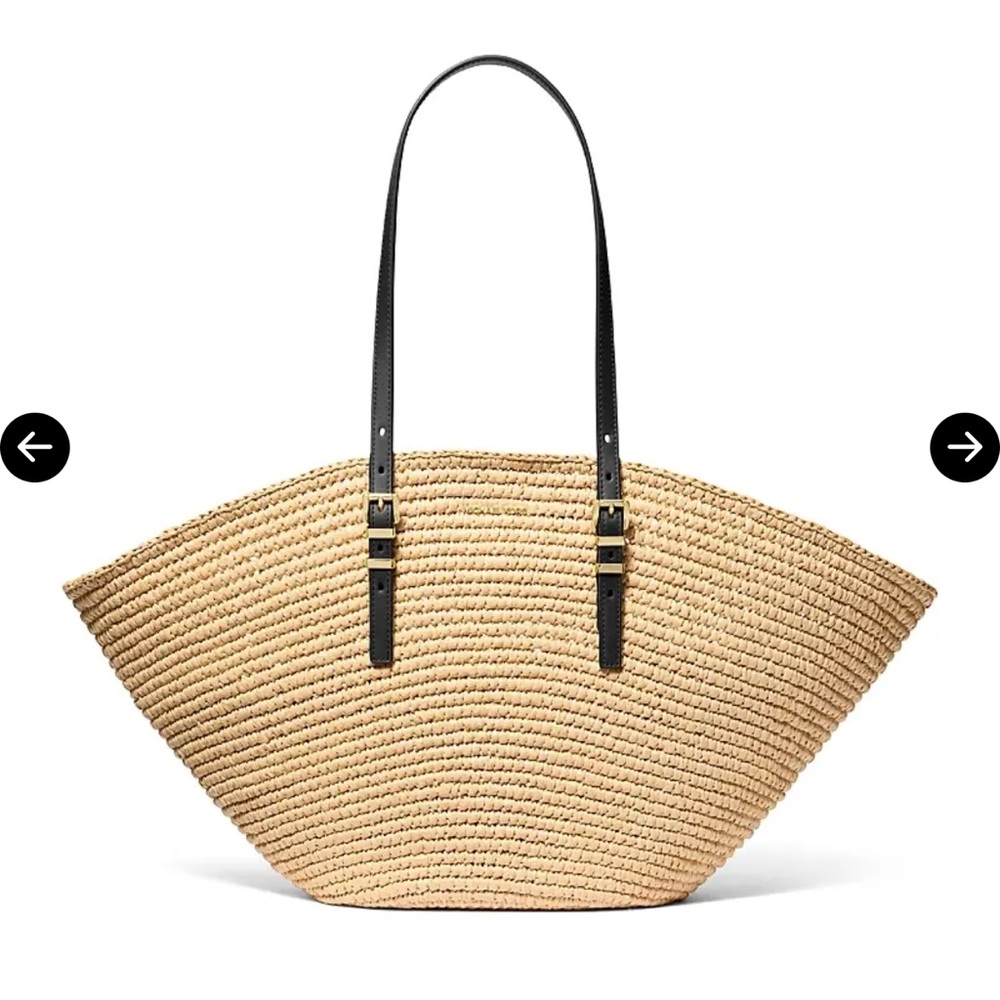Michael Kors Isa Raffia Tote Large - Picture 14 of 14